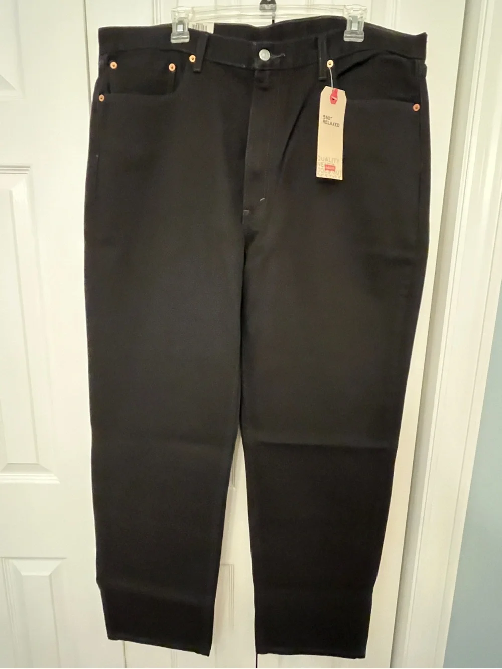 Men’s Levi’s 550 Relaxed 40x34 Black Jeans - NWT